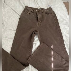 PAC SUN brown boot cut jeans